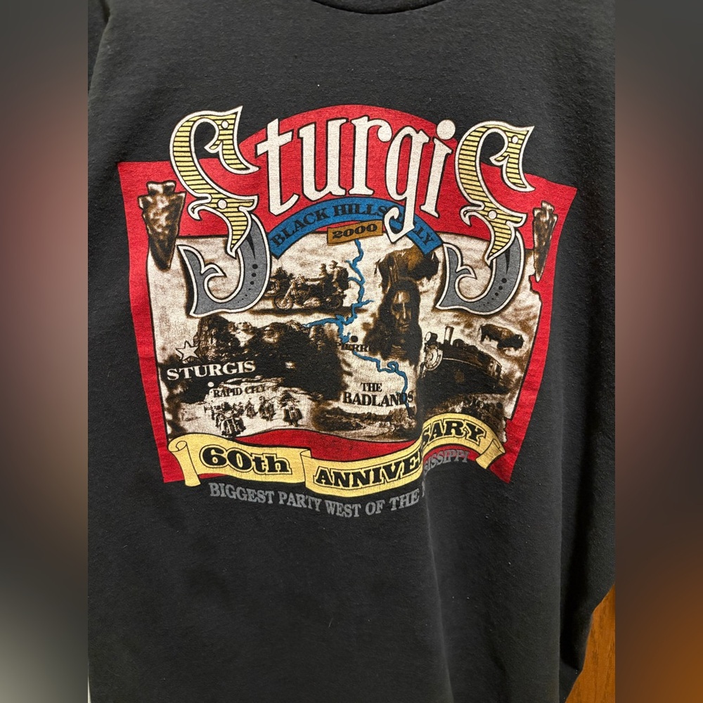 Vintage Sturgis Black Hills Rally T Shirt XL USA